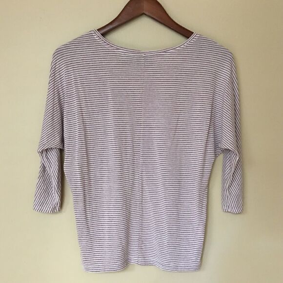 Rachel Zoe purple white stripe dolman top Size XS - Picture 5 of 6